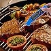 Cooking Thermometer,PATEA Instant Read Digital Food Cooking Thermometer with Long Collapsible Probe,Backlight and Talking functions for Kitchen,Grill,Steak, Candy,Milk,Water,BBQ MeatNThermometer(blue)