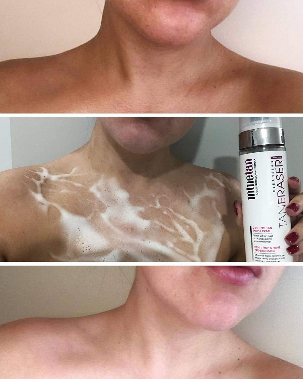 MINETAN BODY.SKIN Eraser - Fake Tan Remover - Removes Self Tan Mousses, Lotions and Mists, Vegan Friendly, 6.7 fl oz, 200 ml - Image 3