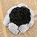 yueton Pack of 4 Girl Women Bun Cover Snood Ballet Dance Polka Dot Hair Net hair Accessories