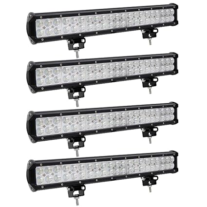 PrimLight 4 pcs 126W Luz del Trabajo de LED,Proyector de la Barra ...