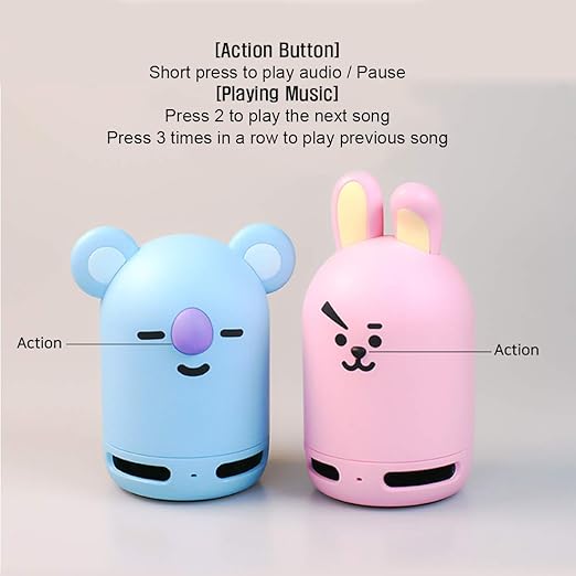 Amazon.com: BT21 - Set de altavoces y figuras para casa, al ...