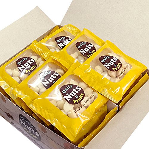 "Just Macadamias" (Raw), 2 LB, 32 Packs (1oz), No Additives, Unsalted