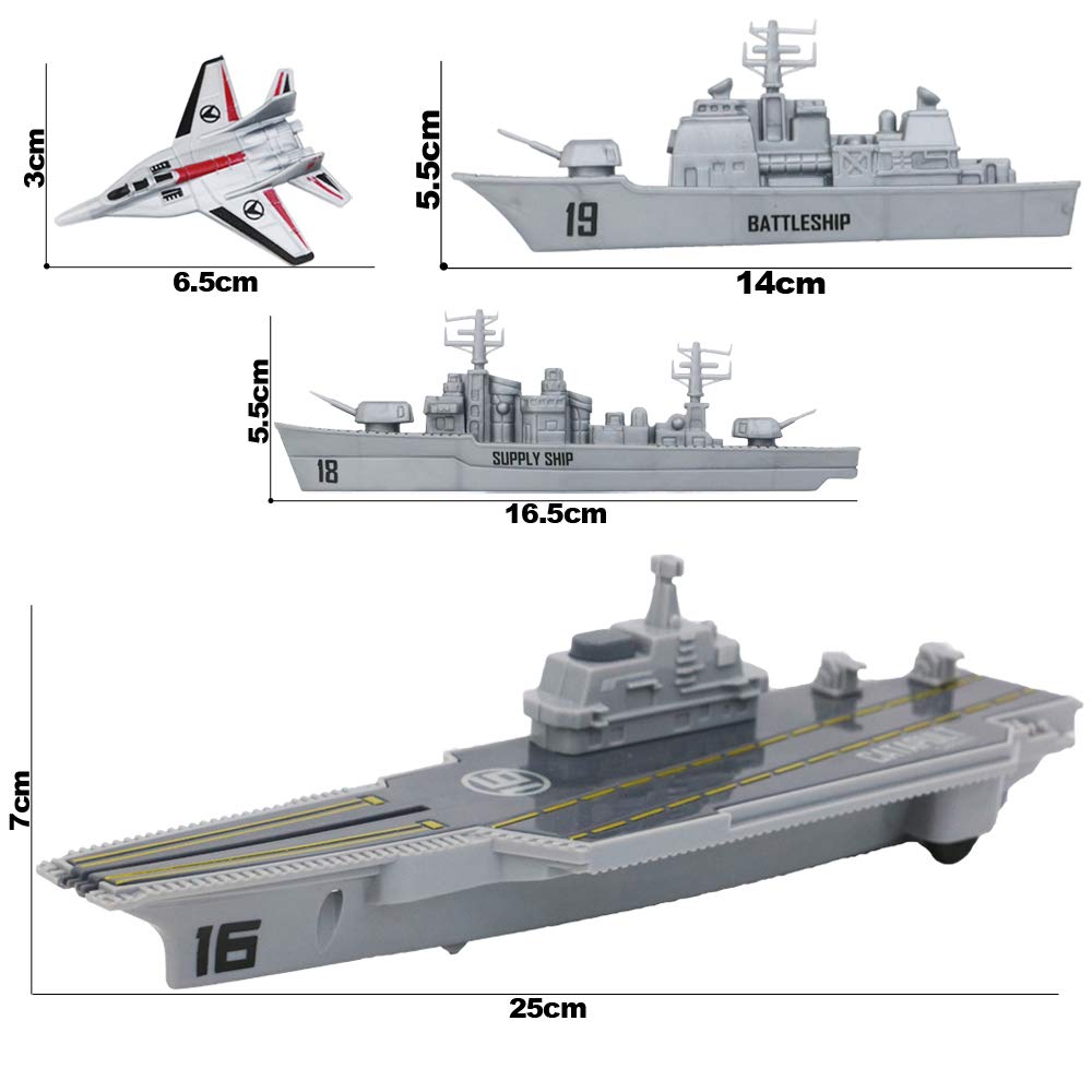 aircraft carrier toy with planes