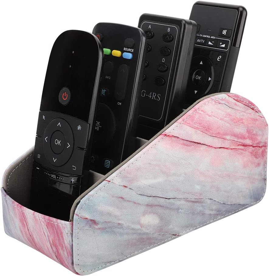 MoKo Remote Control Holder, Leather TV Remote Organizer