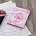 kandouren RFID Blocking Passport Holder Cover Case,Pink Marble passport wallet for Girl & Women,best gifts for travelers,credit card and ID holder wallets,travel accessories