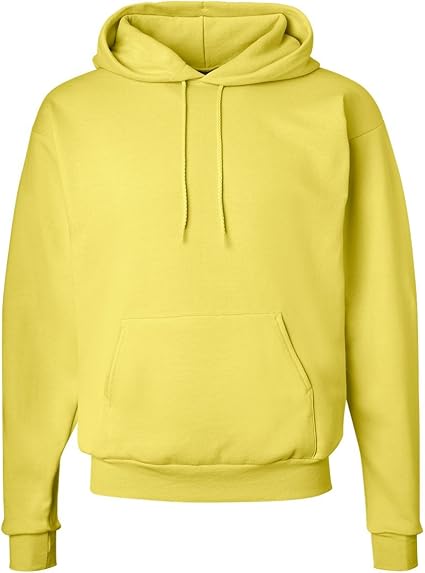 yellow pullover sweatshirt