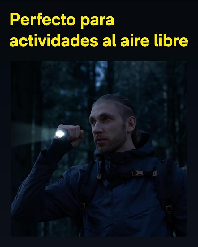 Linterna Táctica, Linterna Led Recargable de 2300 Lúmenes Altos