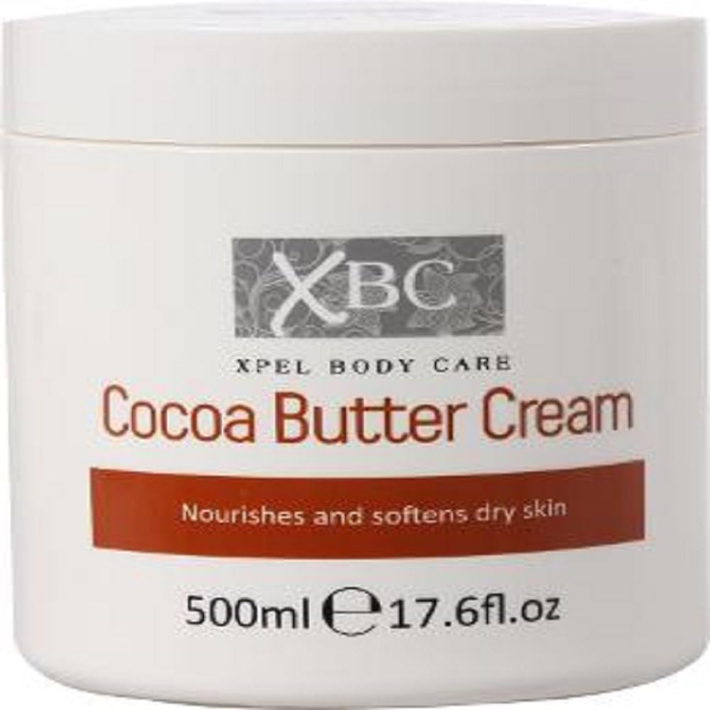 Xpel XBC Cocoa Butter Cream 500ml Moisturiser Hydrating Dry Skin Face Body