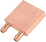 Yunir Pure Copper Water Cooling Block 40mm GPU CPU Liquid Cooler Heat Exchanger view 7