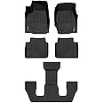 WeatherTech Custom Fit FloorLiners for Jeep Grand Cherokee L (6-Passenger) - Full Set (441696-1-2-3), Black