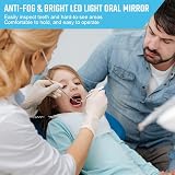 ACWOO Dental Mirror with Light 2PCS Teeth Inspection Tool for Oral Care view 6