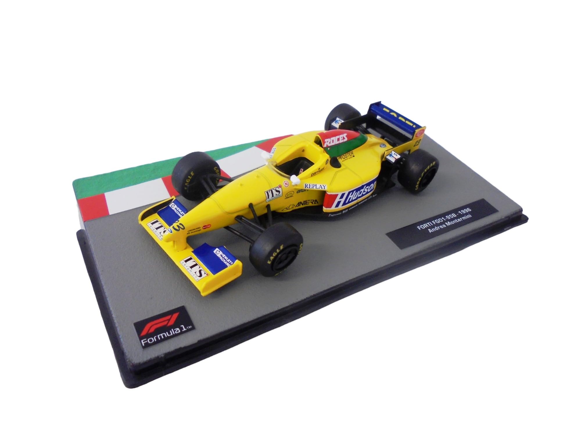 OPO 10 - Formula 1 1/43 model car compatible with FORTI FG01-95B Andrea Montermini 1996 - FD191