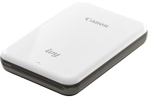 Canon IVY Mini Photo Printer for Smartphones (Slate Gray) - Sticky-back prints, Pocket-size