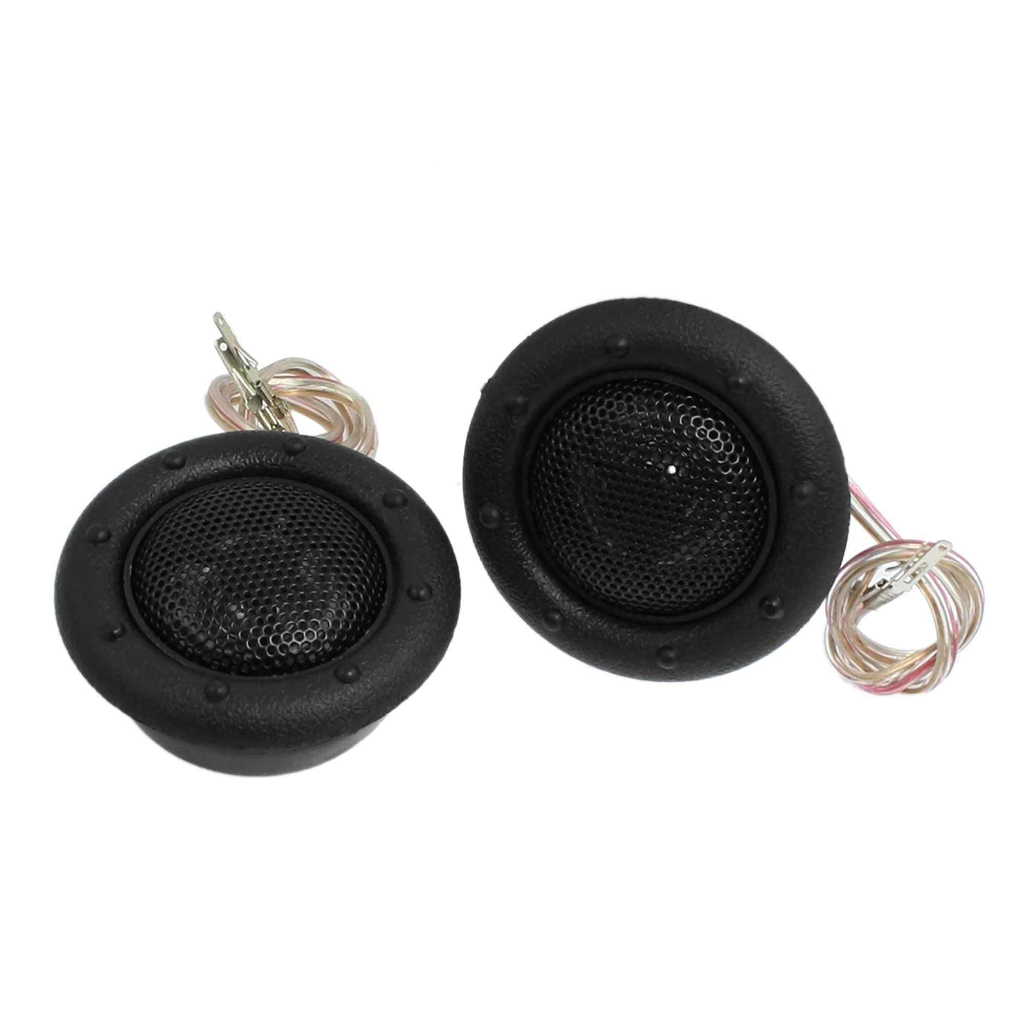 sourcing map 2 Pcs 2.5 Inch Micro Dome Car Audio Tweeters Speakers 150W 91db