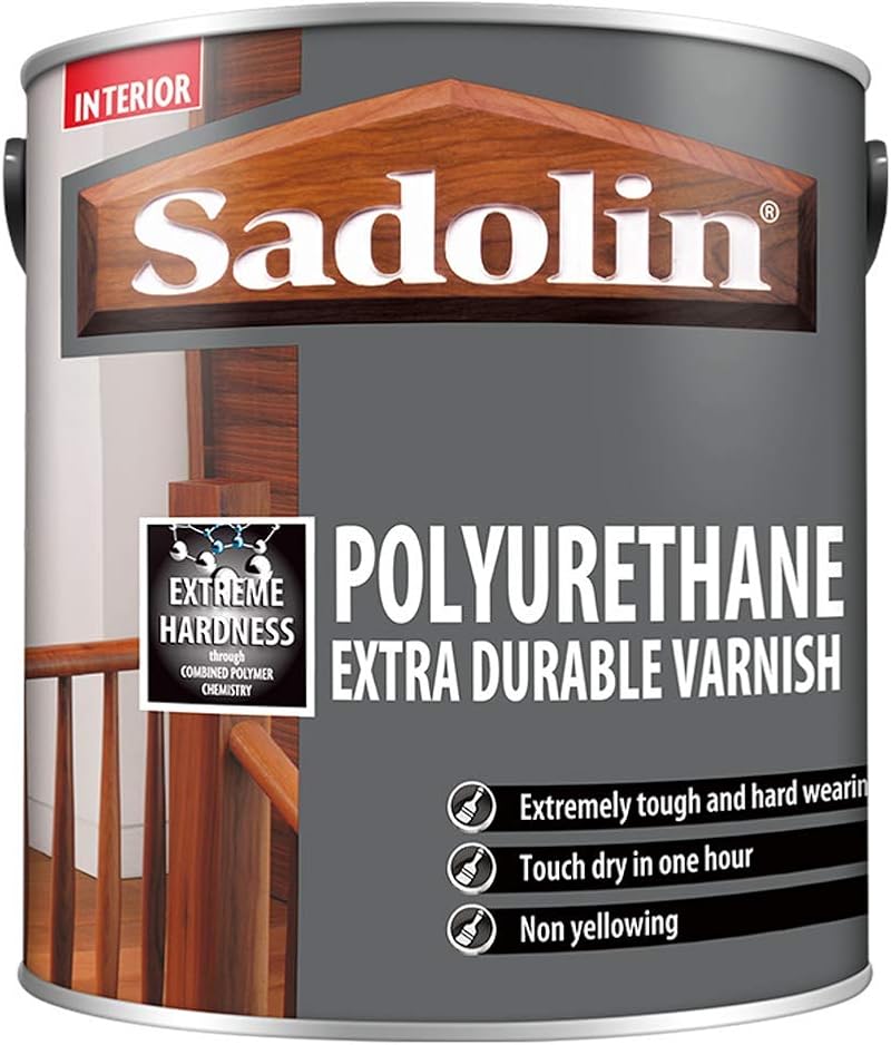 Sadolin Polyurethane Varnish 1L Matt Extra Durable Interior Wood Protection