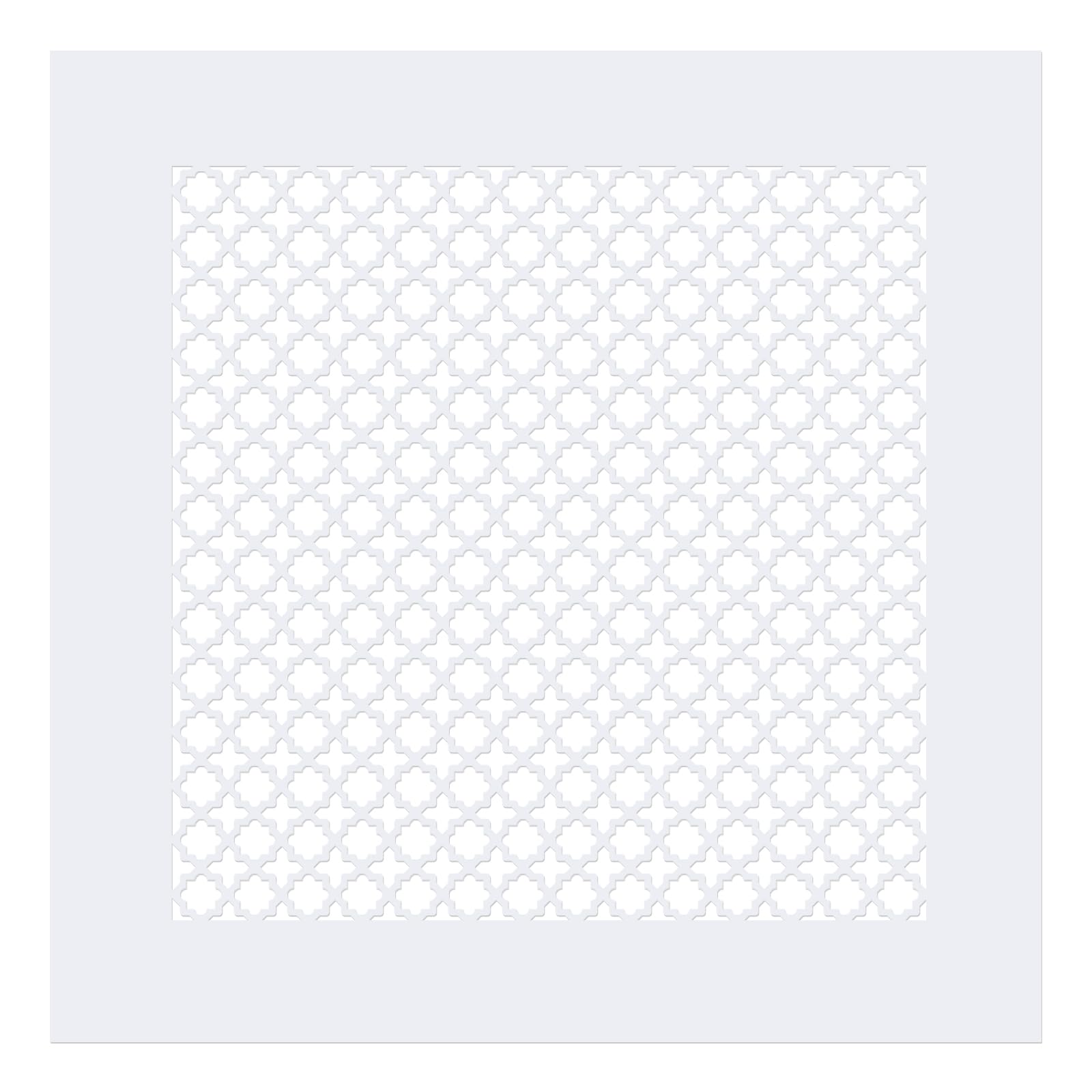 PATIKIL Air Vent Cover Grille for 11.5"x11.5" Duct Opening, Acrylic Glass (PMMA) Decorative Wall Ceiling Hole Cover Register for Home Ventilation Decor
