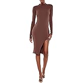 Forever 21 Womens Ribbed Knit Mini Sweater Dress