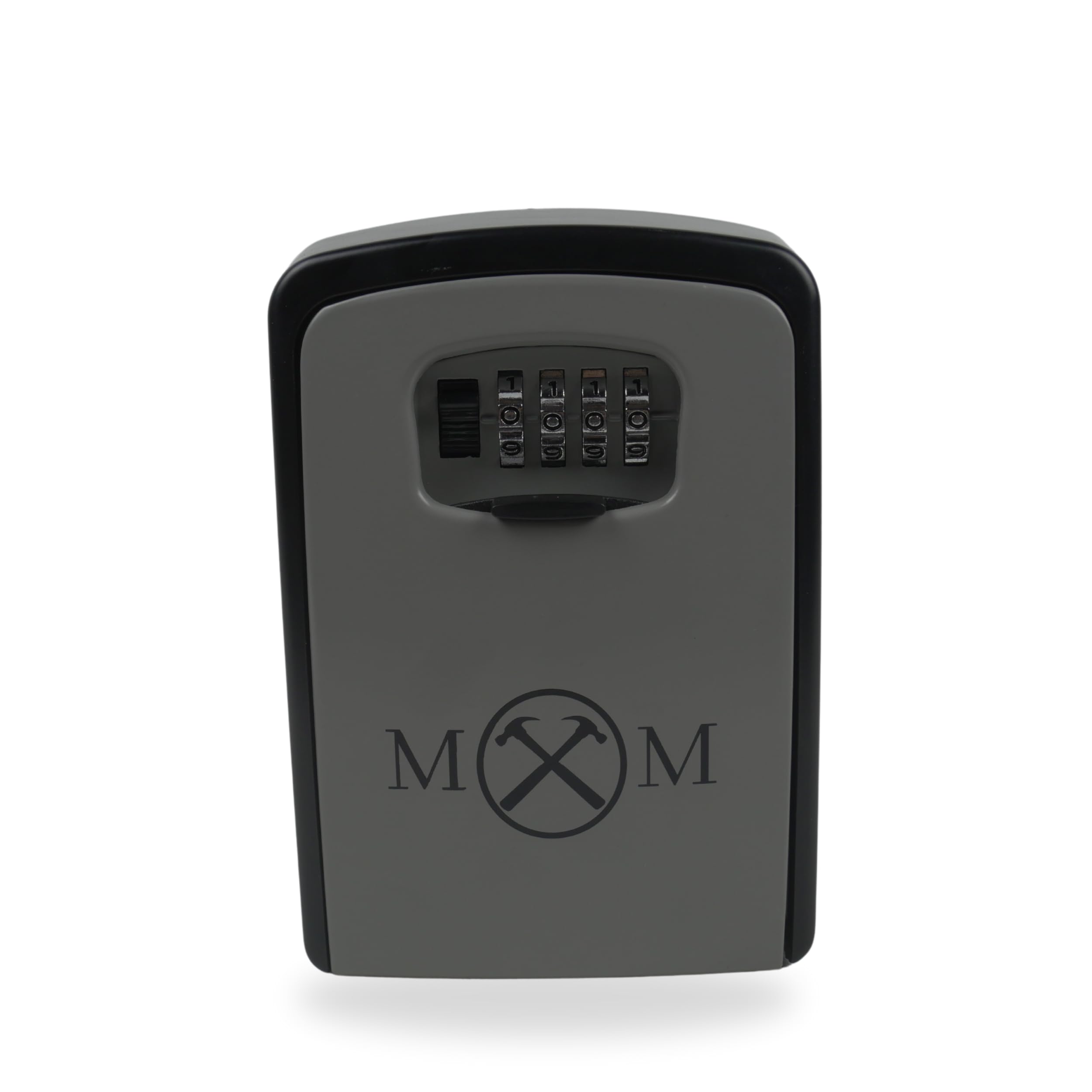 Large secure key box wall key box with code, key boxes inside outside lock secures 4 digits, home, garage, waterproof wall mounting, large capacity storage xl key