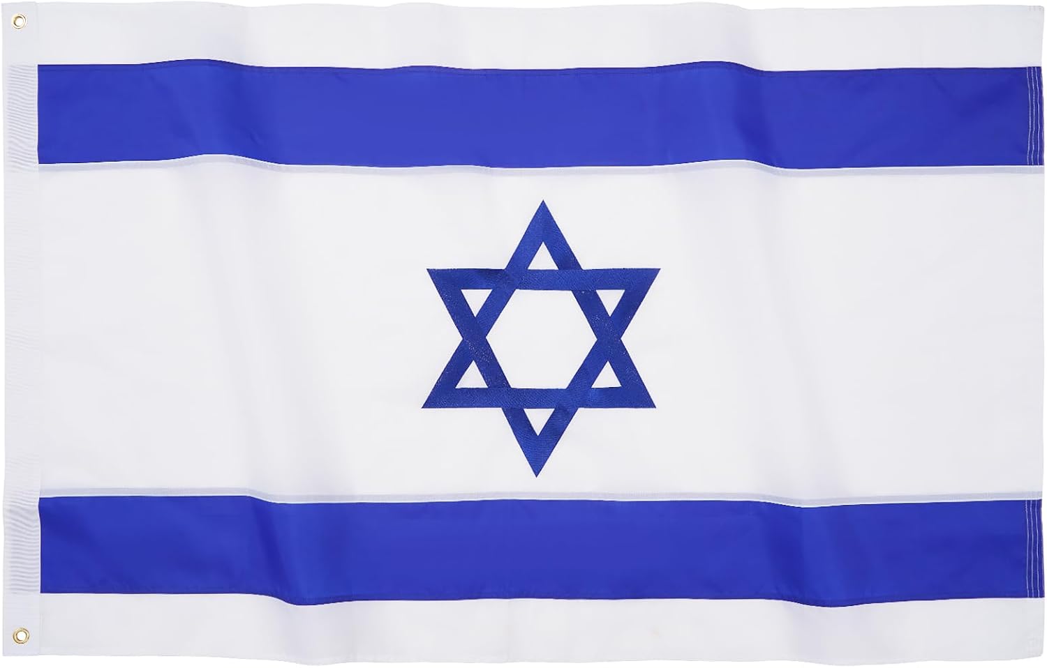 Flags - TOPFLAGS Israel Flag Israeli Outdoor Flag 3X5 Sewn Stripes Large Flags Heavy Duty Outdoor Vivid Color Fade-resistant