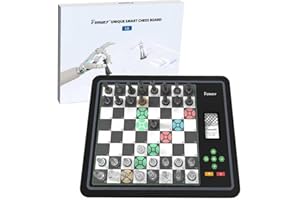 Electronic Chess Set, Smart Electronic Chess Board Game, Computer Chess Game, for Beginners,Games Lovers Great Partner for Pl