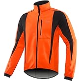 ARSUXEO Winter Warm UP Thermal Softshell Cycling Jacket Windproof Waterproof 15-k
