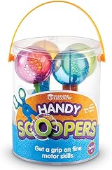Learning Resources Handy Scoopers 4 Pieces Children Fine Motor Toy 3+ view 3
