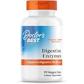 Doctor's Best Digestive Enzymes Supplement, Digestion, 90 Veg Caps (2 Pack)