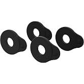 D'Addario Flex Lock Strap Blocks, Locking Strap Solution, Set of 4, Black | Turn any strap into a locking strap. These 4 blocks hold your strap securely on the buttons with no extra hardware or mods.