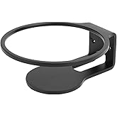 ASHATA HomePod Mini Wall Mount, Aluminum Alloy Speaker Holder Shelf for HomePod Mini Secure Wall Mounted Stand Accessories (Black)