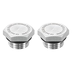 HARFINGTON 2pcs 304 Stainless Steel Pipe Plug