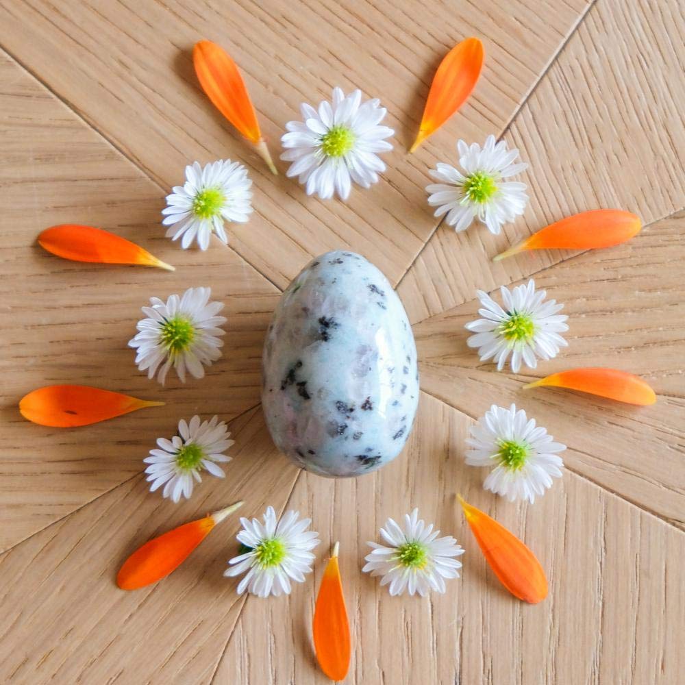 Yoni.com Yoni Egg in Kiwi Jasper Large Undrilled