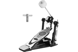 RUN PMY Bass Drum Pedal, Kick Drum Pedals Beater Head Bass Pedal for Drum Set