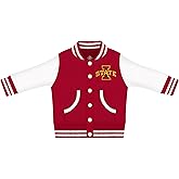 Creative Knitwear College Baby Varsity Jacket Lightweight - Team Logo, Multiple Colors, Unisex, (0 Months - 4T)