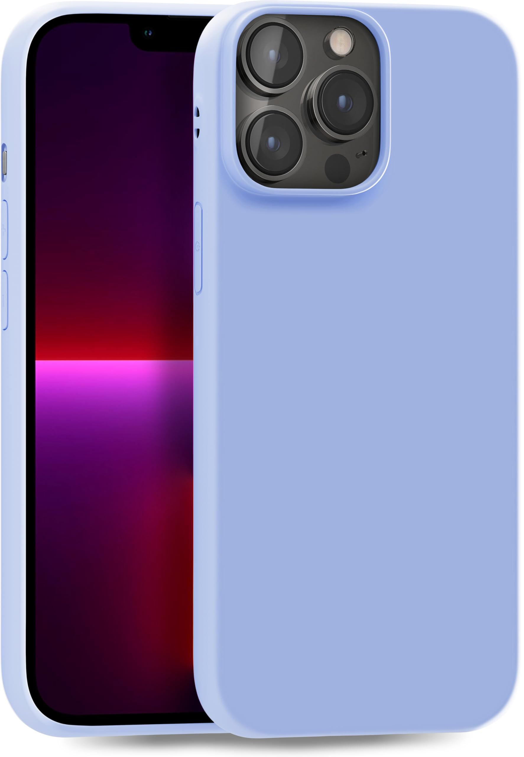 MyGadget TPU Case for iPhone 13 Pro Max - [ Camera Protection & Anti Fingerprint ] - Silicone Cover with Soft Touch & Anti Scratch Shell - Matte Baby Blue