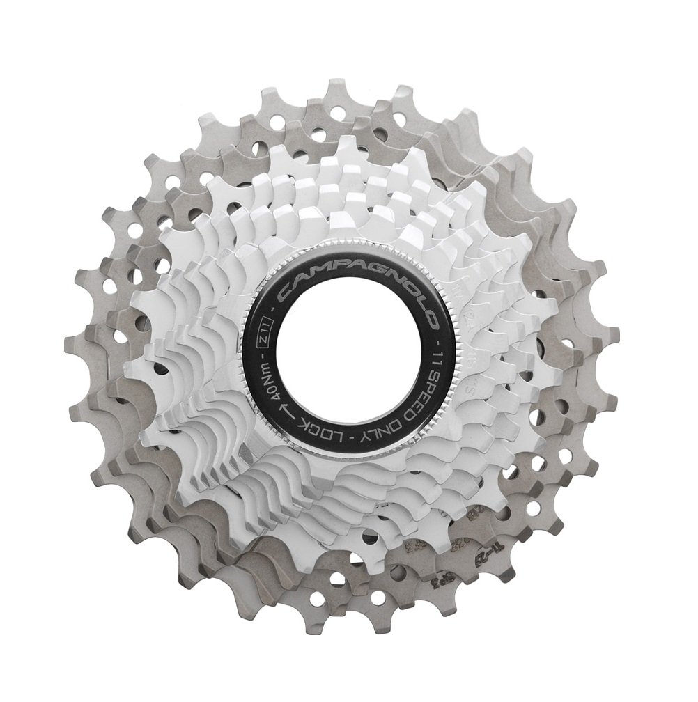 Campagnolo Unisex's Record Cas Sette, Silver, 11/25