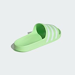 adidas Unisex Adilette Aqua Slide Sandal, Green