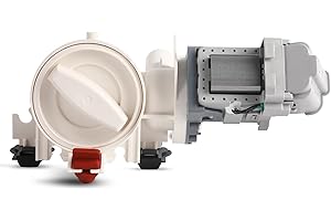 BBSJUJNN NEW 280187 8181684 Front Load Clothes Washer Drain Pump Filter Assembly Compatible with Whirlpool Duet Maytag Epic Kenmore HE Front Load Washers-(Installation instructions included)