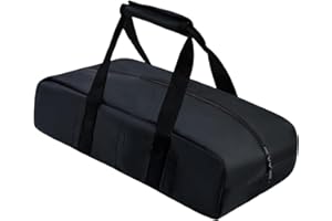 Generic Bocce Ball Storage Bag Holds up to 8 Balls Compartment Portable Heavy Duty Bocce Ball Case Carrying Bag for Yard Lawn