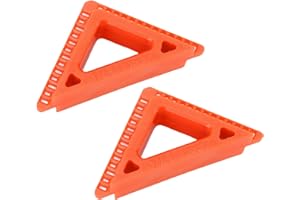 Jeffergarden Door and Window Casing Reveal Tool, Orange Plastic, Accurate Trim Spacing with 1/4 Inch and 3/16 Inch Settings f