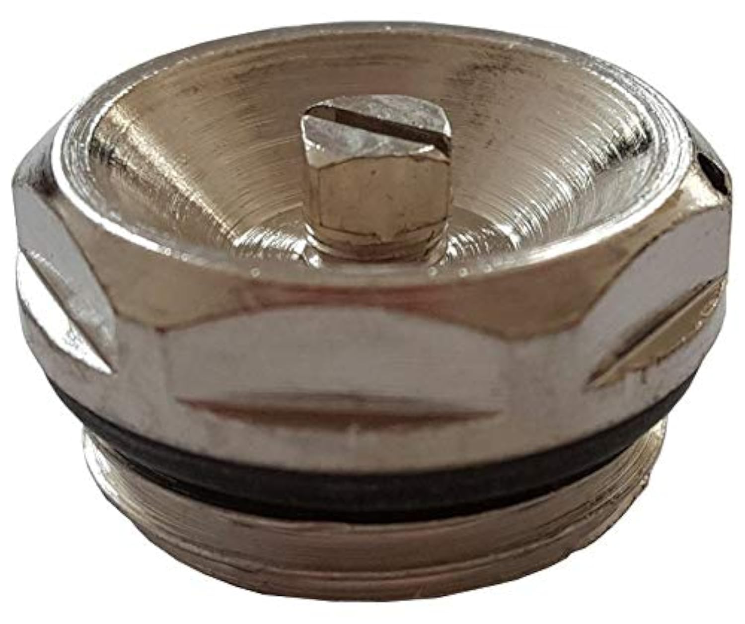 1/2" Inch BSP Nickel Plated Manual Mechanical Radiator Air Vent Bleed Plug Valve