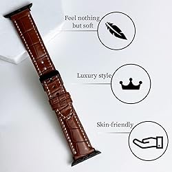 LIght Brown Watch Strap Compatible with Apple Watch