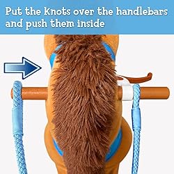 PonyCycle Ride on Horse Cowboy Blue Reins fit for