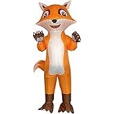 Inflatable Costume Halloween Fox Costume Adults Blow Up Costumes Mens Womens Costume Fancy Cosplay Costumes Party Dress Suits