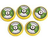 Valianto 5Pcs 2-Inch Dual-Action Hook & Loop Polishing Pad, M6 Thread | 15,000 RPM