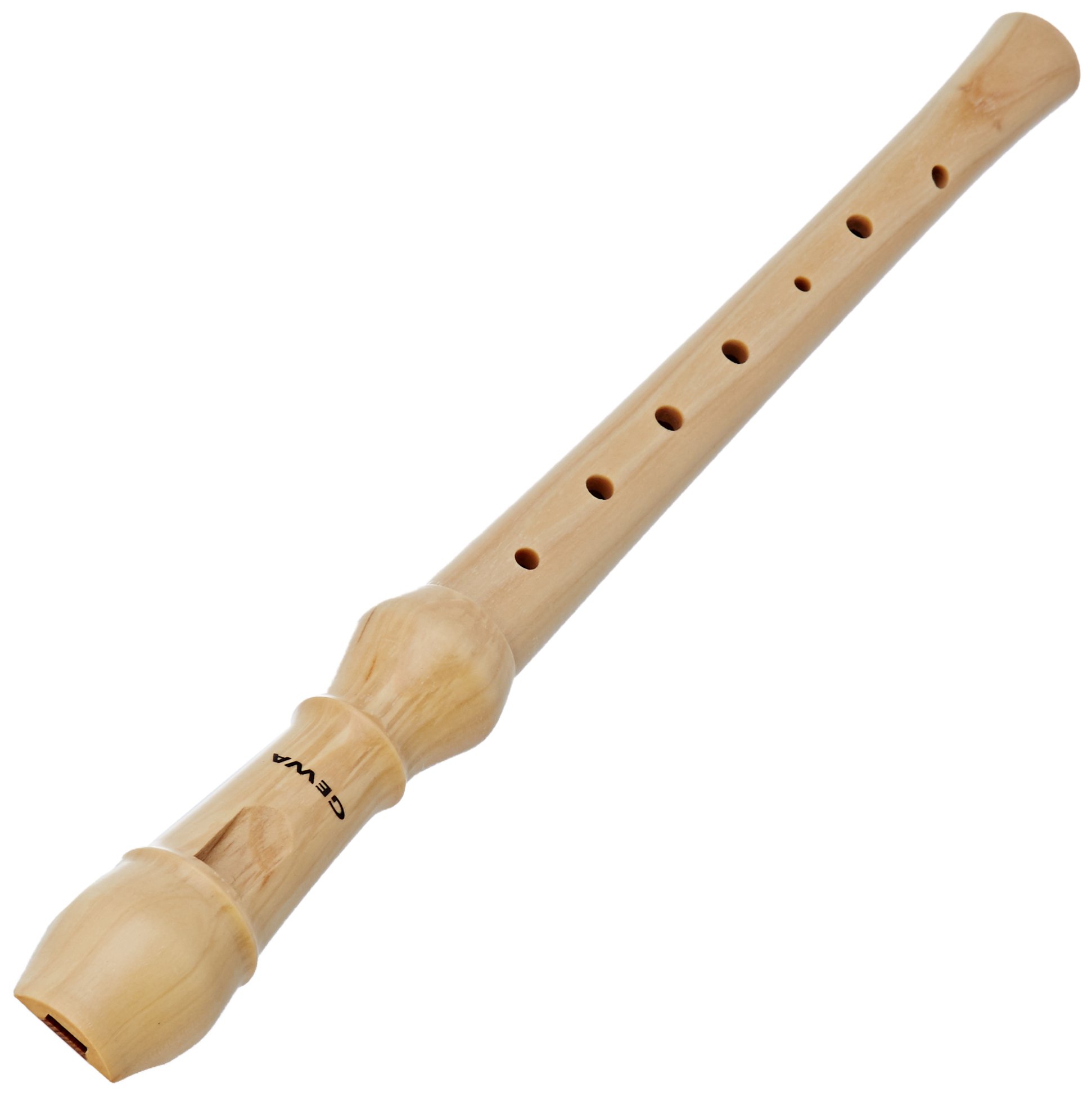 GEWA 700180 C soprano recorder Natura German fingering with bag, wiper, fingering chart