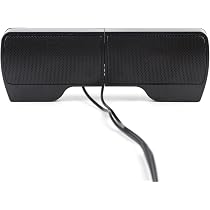 USB Computerluidspreker – Mini Soundbar Met 2x 5W, Diepe Bass & Mute Knop | Voor Desktop, Laptop, Tablet & Telefoon