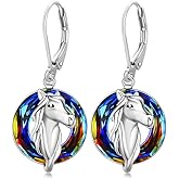 Horse Earrings for Women 925 Sterling Silver Horse Earrings Kentucky Derby Jewelry Gifts for Women