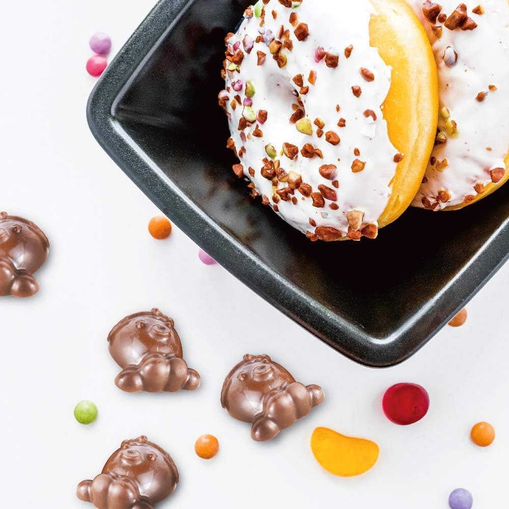 Amazon チョコ 型 シリコンモールド クッキー 16個 かわいいキャラクター 飴 チョコレート型 オンライン通販