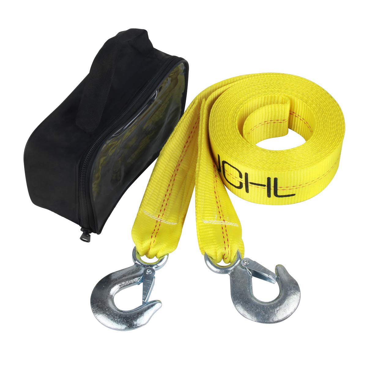 JCHL Nylon Tow Strap with Hooks 2”x20’ Car