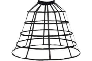 GRACEART Victorian Dress Pannier Hoop Skirt Bustle Cage Skirt